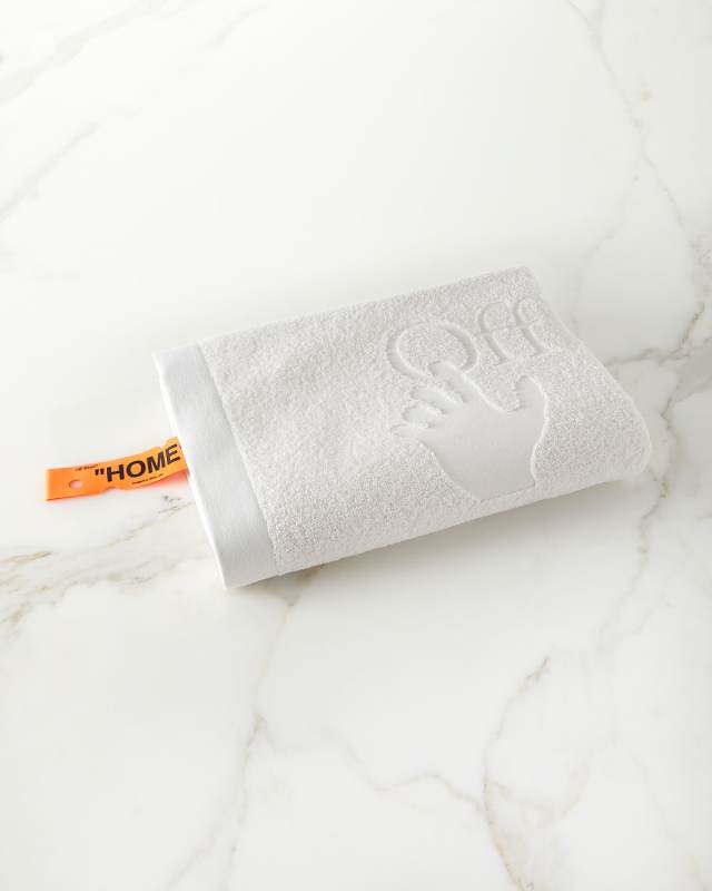 Swimming Man Logo Shower Towel